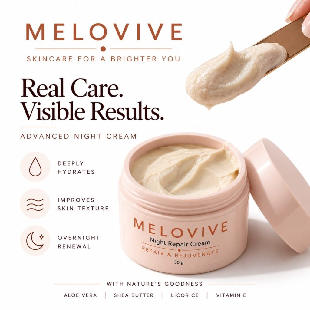 Melovive Advanced Night Cream - Overnight Renewal Complex